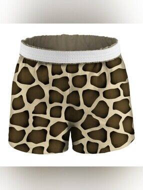 New! Soffe Giraffe-Print Athletic Shorts